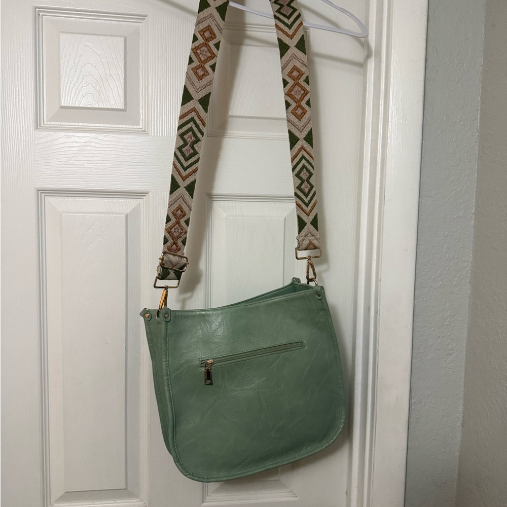 Stylish Green Crossbody Bag